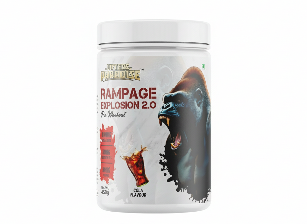 RAMPAGE EXPLOSION 2.0 450GRAMS (PRE WORKOUT)