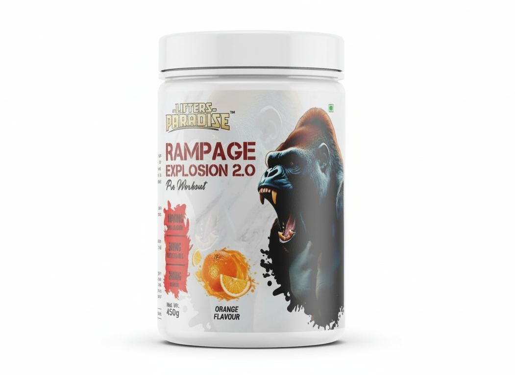 RAMPAGE EXPLOSION 2.0 450GRAMS (PRE WORKOUT)